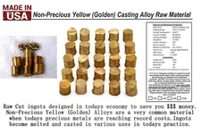 Yellow ( Gold ) non-precious casting alloy + Pick Amount & FREE SHIPPING