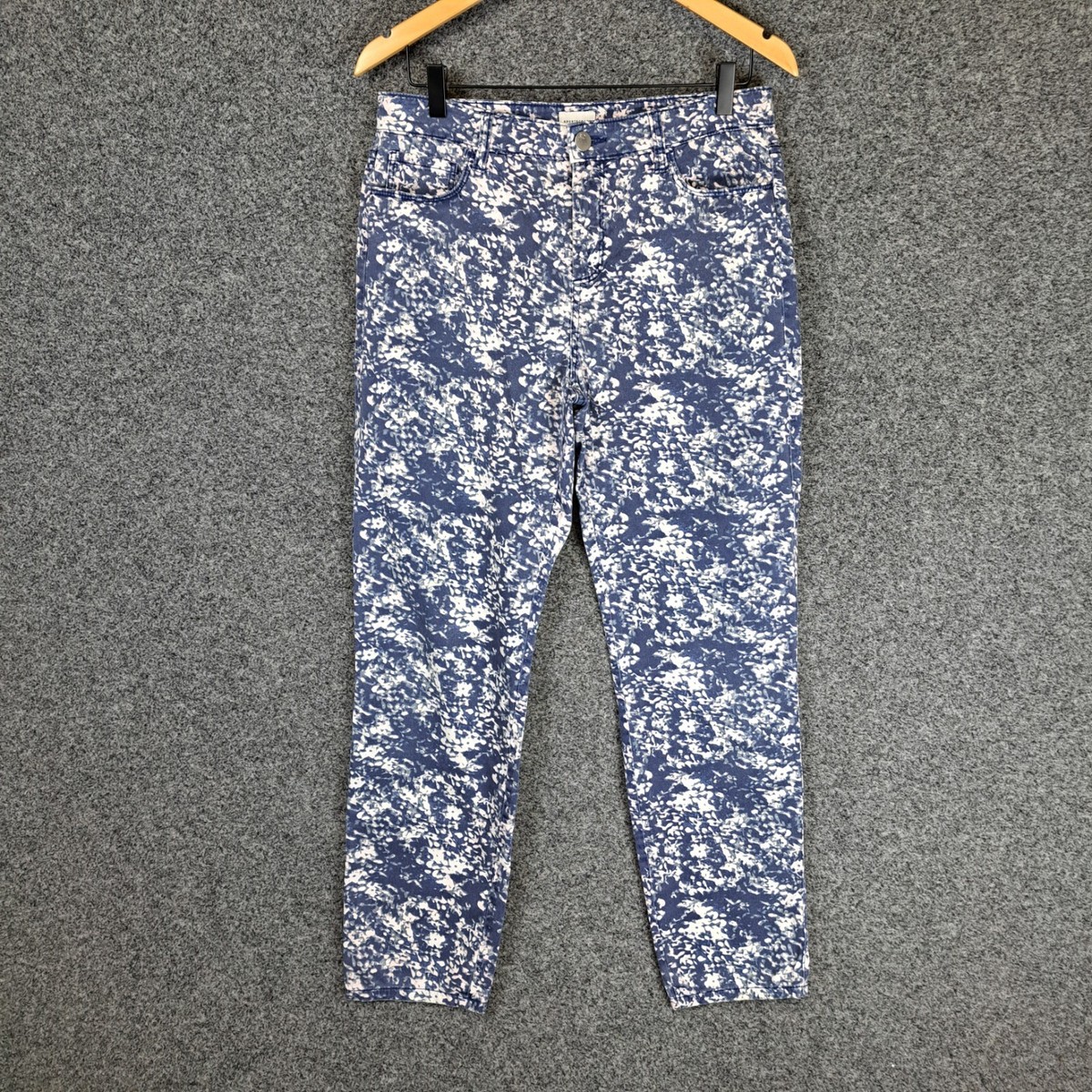 Sportscraft Womens Denim Jeans Size 10 Blue Straight Leg High Rise