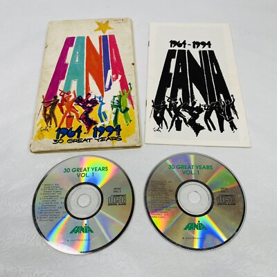 Fania 30 Great Years 1964-1994 Volume 1 Longbox 2 CD Set w Booklet 1994 Salsa