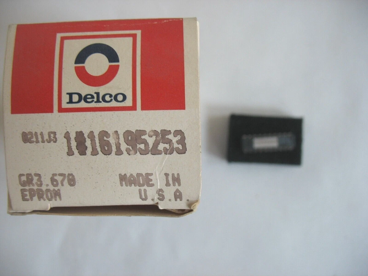 GENUINE GM Delco 16195253 Computer Eprom Chip 1980