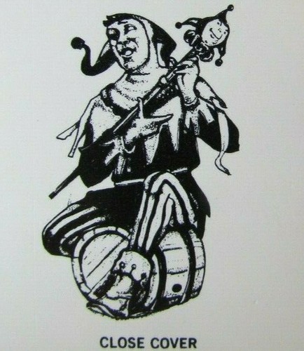 JESTER MATCHBOOK MATCHCOVER: DISCOTECA JOKER'S WALK (TORONTO, ONTARIO) -E5