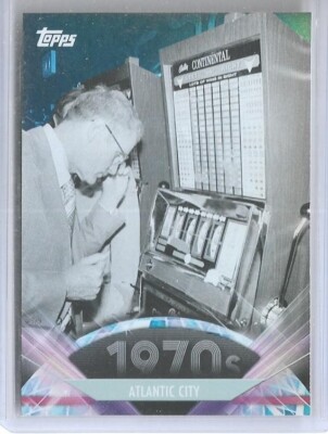 2011 TOPPS AMERICAN PIE ~ PLACE YOUR BETS ATLANTIC CITY FOIL PARALLEL CARD #131