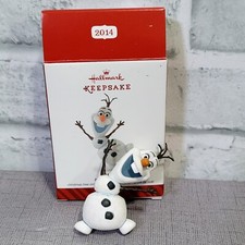Hallmark Olaf Snowman Disney Frozen Christmas Ornament 2014 Christmas Keepsake