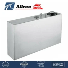 15 Gallon/56L Top-Feed slim Aluminum race/drift Fuel Cell Gas Tank+Level Sender