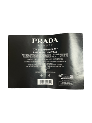 Prada Beauty Shoulder Tote Bag (Light Green) 100% Recycled
