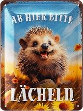 Retro Blechschild, vintage Metallschilder Sprüchen, Shabby Chic Deko Garten