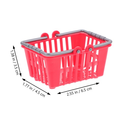 20 Pcs Simulated Shopping Basket Toys Toddler Child Tiny for Kids Mini Baskets - Picture 4 of 12