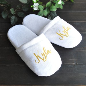 personalised wedding slippers