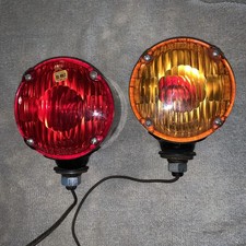 Pair Vintage Signal Stat 18 Front Turn Signal Light Old Truck Dodge Power Wagon