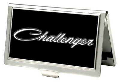 Buckle-Down Business Card Holder - CHALLENGER Script Black/White/Gra (US IMPORT)