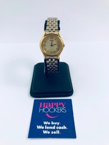 Authentic SEIKO 1N01-0K00 GOLD PLATED 23MM LADIES QUARTZ DRESS WATCH