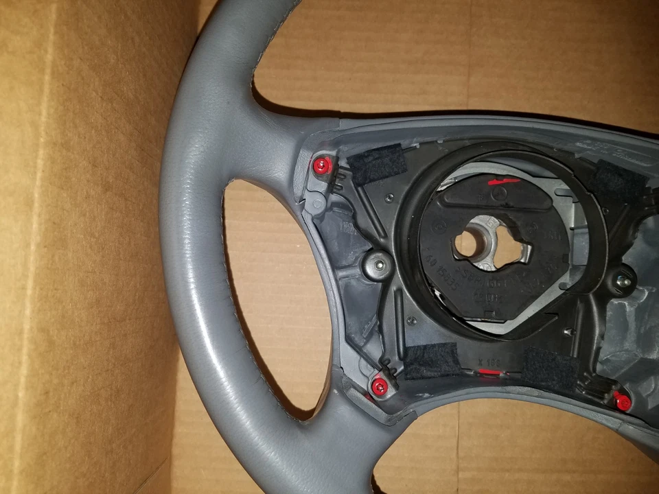 Volante izquierdo gris conductor mercedes-benz s500 s430 s600 s55 2000 a 2006 Foto 3 de 4