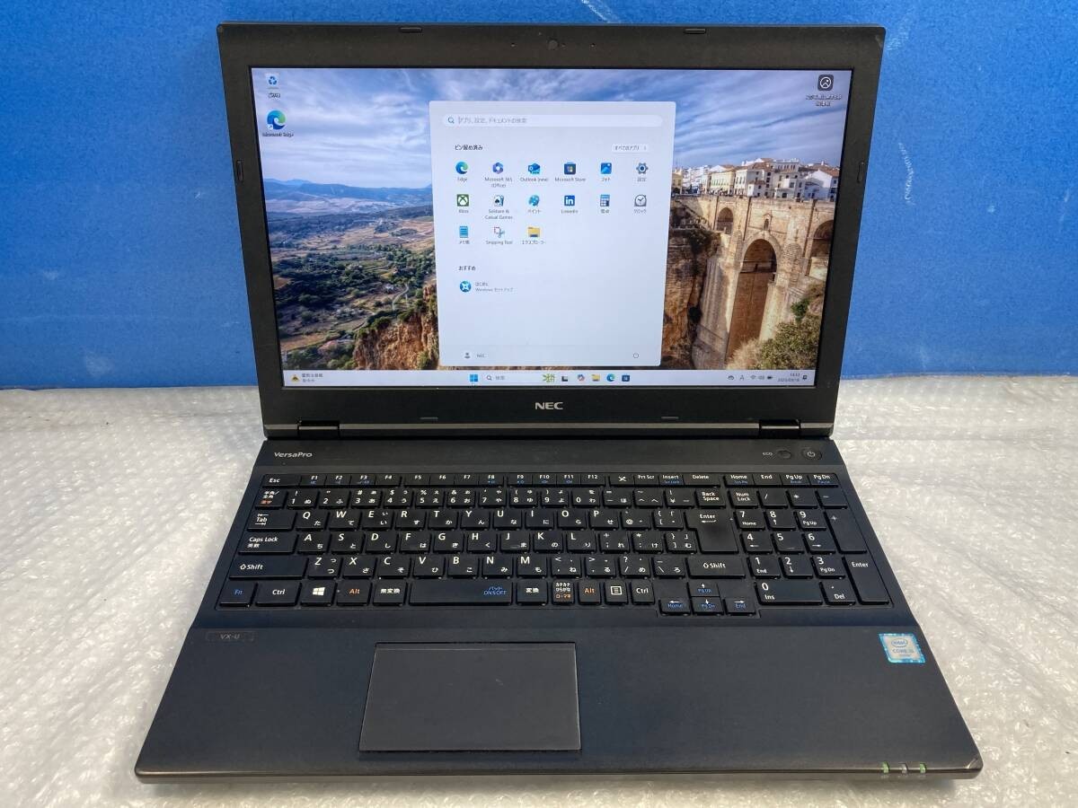 NEC】VersaPro VK23TX-R Core i5-6200U 2.3GHz メモリ8GB SSD256GB DVD
