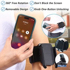 2025 Rotatable Wristband Phone Holder Armband Cell Phone Bag Sports Holder New