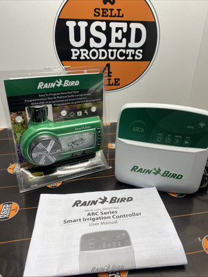 Rain Bird 1ZEHTMR Wassertimer Bewässerungsuhr + Bewässerungssteuergerät ARC6