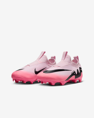 Nike Mercurial Vapor 15 Academy DJ5617-601 Kids Pink Black Football Boot ACAD331