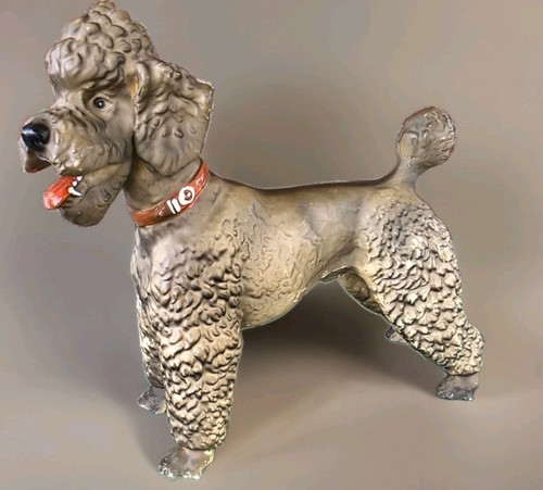BREYER Vtg Smoke Gray Poodle Dog Figurine #69 by Chris Hess 1960