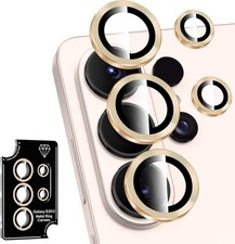1 Set Titanium Gold Camera Lens Protector for Samsung Galaxy S26 Ultra