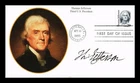 DR JIM STAMPS US COVER THOMAS JEFFERSON 3RD PRESIDENT FIRST DAY ISSUE MYSTIC