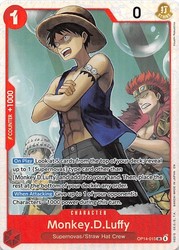 Monkey.D.Luffy OP14-013 Super Rare The Azure Sea's Seven