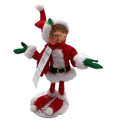 NWT ANNALEE DOLLS 9'' Very Merry Red Elf 510620 Santa Hat Christmas Doll Decor