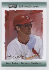 2003 Playoff Portraits All-Star Fanfest Green Scott Rolen #122 HOF i4v