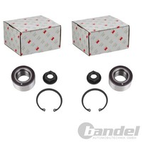 2X NK Radlager Satz Vorne Links+Rechts AußEn Passend FüR Ford Fiesta Focus Fusio