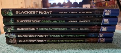 Blackest Night 5 HC lot, Green Lantern & Corps, Tales of Corps, Black Lanterns