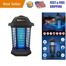 Efficient Outdoor Insect Exterminator - 4200V Grid and 4.6ft Power Cord Included