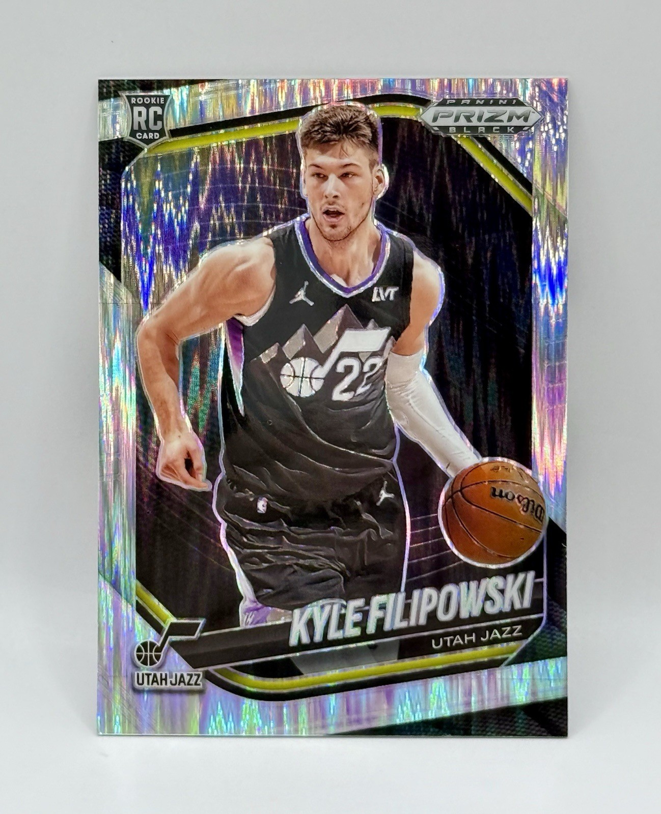 2024-25 Panini Prizm Black Kyle Filipowski #125 RC Rookie Skewed /249