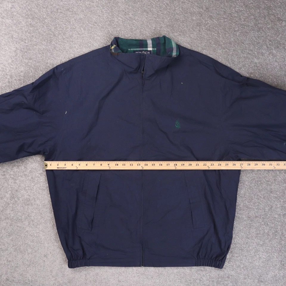 Jaqueta masculina vintage náutica reversível 2XL multicolorida vintage vintage - Imagem 4 de 4