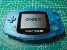 Gameboy Advance Console with New Shell (Trans Blue)