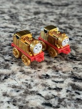 THOMAS FRIENDS Minis Train Engines 2015 Gold Metallic Thomas - Weighted