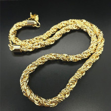 COLLIER GEDREHT GELBVERGOLDET SCHMUCKJAGD