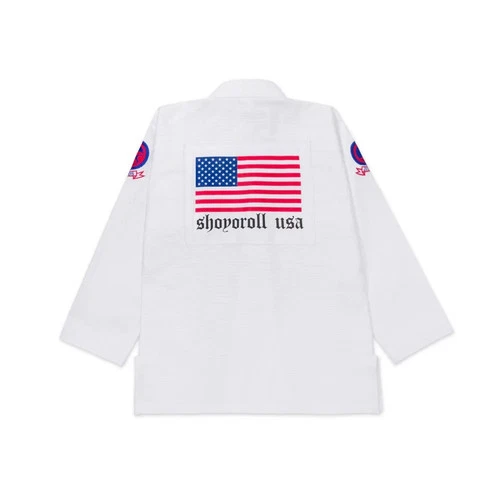 Shoyoroll Batch 151 Americana White BJJ Gi 450 GSM Jiu Jitsu Suit With Bag