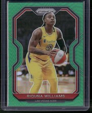 2021 Panini Prizm WNBA #38 Riquna Williams Prizms Green