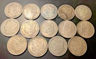 Lot 0f 14 1US Morgan Silver Dollars Dated from 1879 t0 1890
