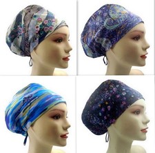 Floral Handmade Single Layer Scrub Cap Doctor Theatre Nurse