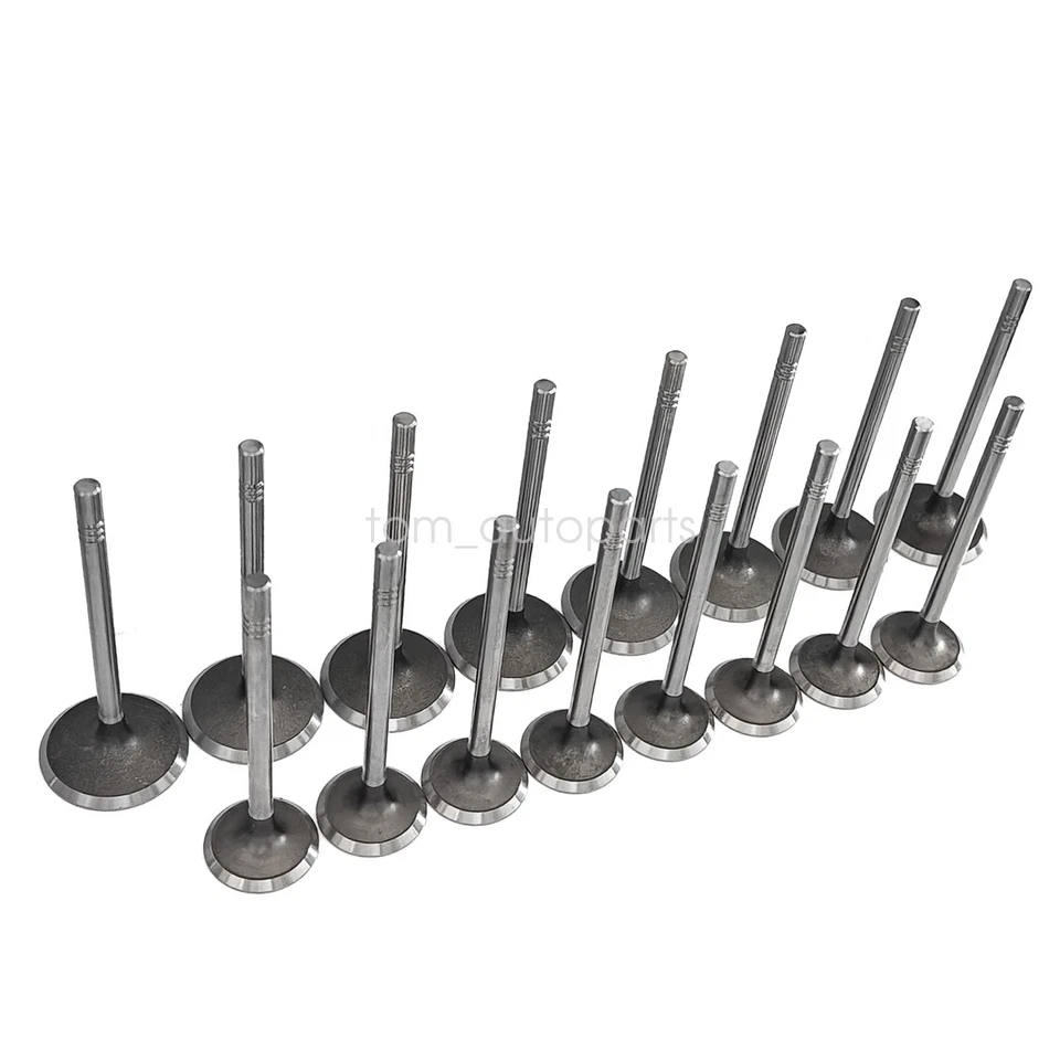 Intake Valves & Exhaust Valves Fits 1992-1999 Ford Lincoln Mercury 4.6L 5.4L 16V Foto 3 de 4