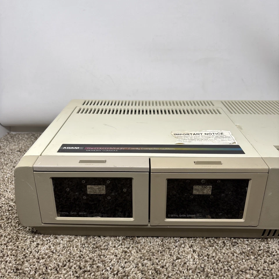 Unidad de casete de computadora Coleco ADAM SOLO CPU Sistema ColecoVision ¡Funciona! Foto 2 de 4