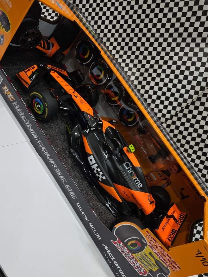 Maisto McLaren Formula 1 R/C Car *1/10 MCL38 LANDO 21in Car Battery+Rechargable - Image 2 of 4