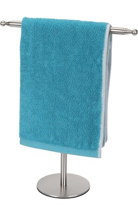 Free standing T shaped Hand Towel Holder Stand for Kitchen, Bathroom, Countertop