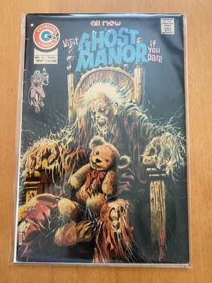 Ghost Manor #23 1975 Charlton Comic Book Tom Sutton Terrible Teddy Horror Cover