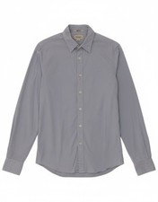 GAS Mens Shirt Small Grey Cotton BO10