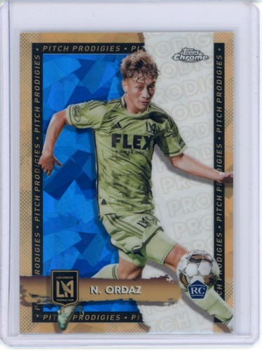 2024 TOPPS CHROME MLS SOCCER SAPPHIRE PITCH PRODIGIES NATHAN ORDAZ #183
