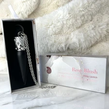 La Predire Prestige Paris Rosy Blush Obsidian Dusty Red, Shiny Lipstick, New