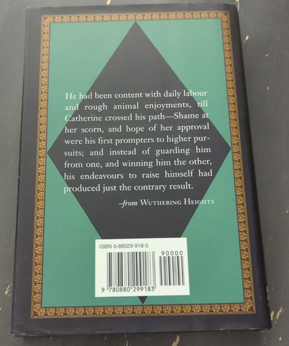 1993 Wuthering Heights Emily Bronte Hardcover/dustcover Barnes & Noble Edition - Afbeelding 6 van 8