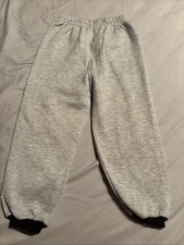 Vintage EUC Kids Cream Fleece Sweatpants Size 7/8 Made In USA