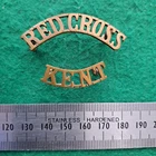 WW1 British Red Cross Kent Detachment Shoulder Title Badge