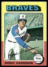 Roric Harrison 1975 Topps Mini #287 Atlanta Braves